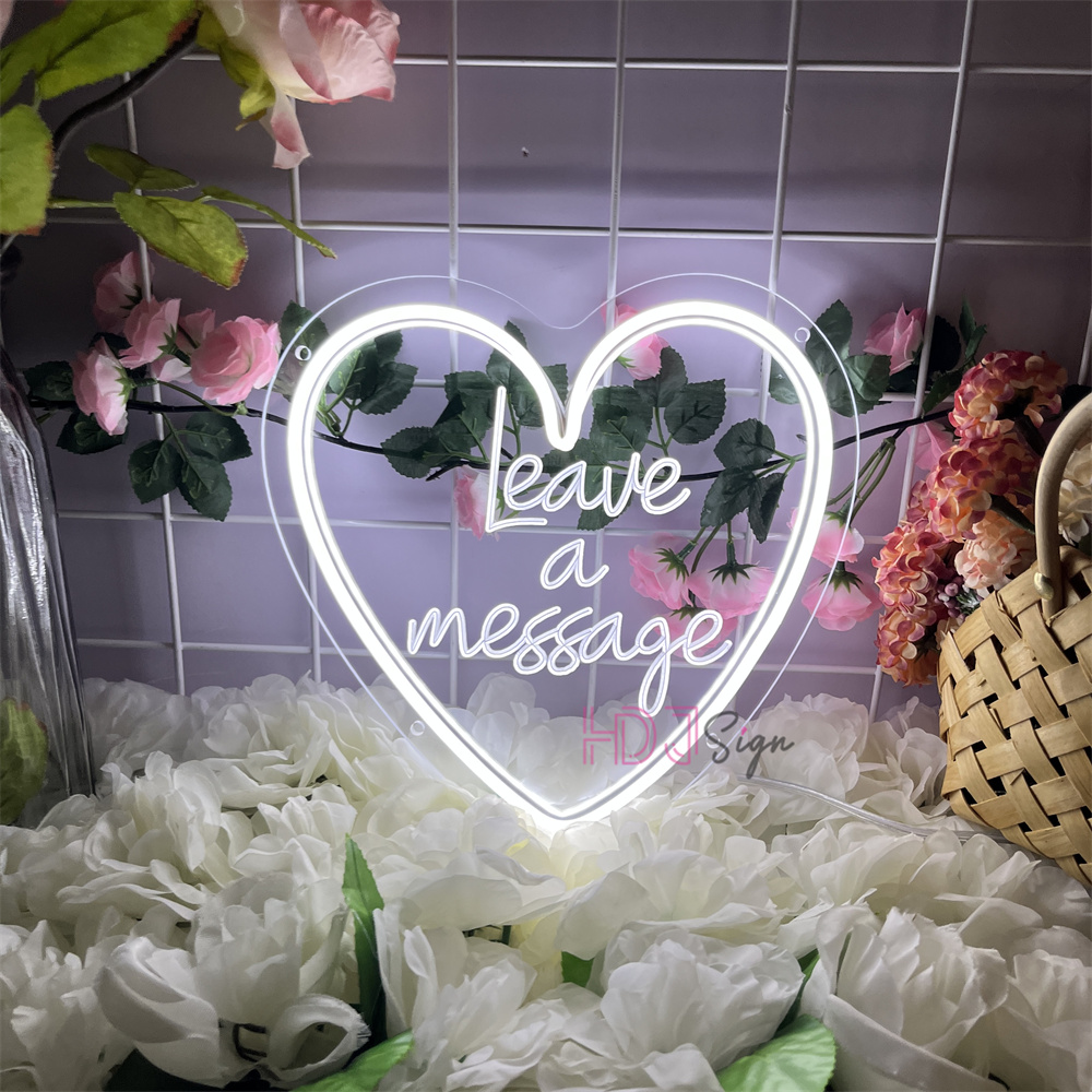 Coffee Tea Neon Sign - Lascia un messaggio Insegna al neon