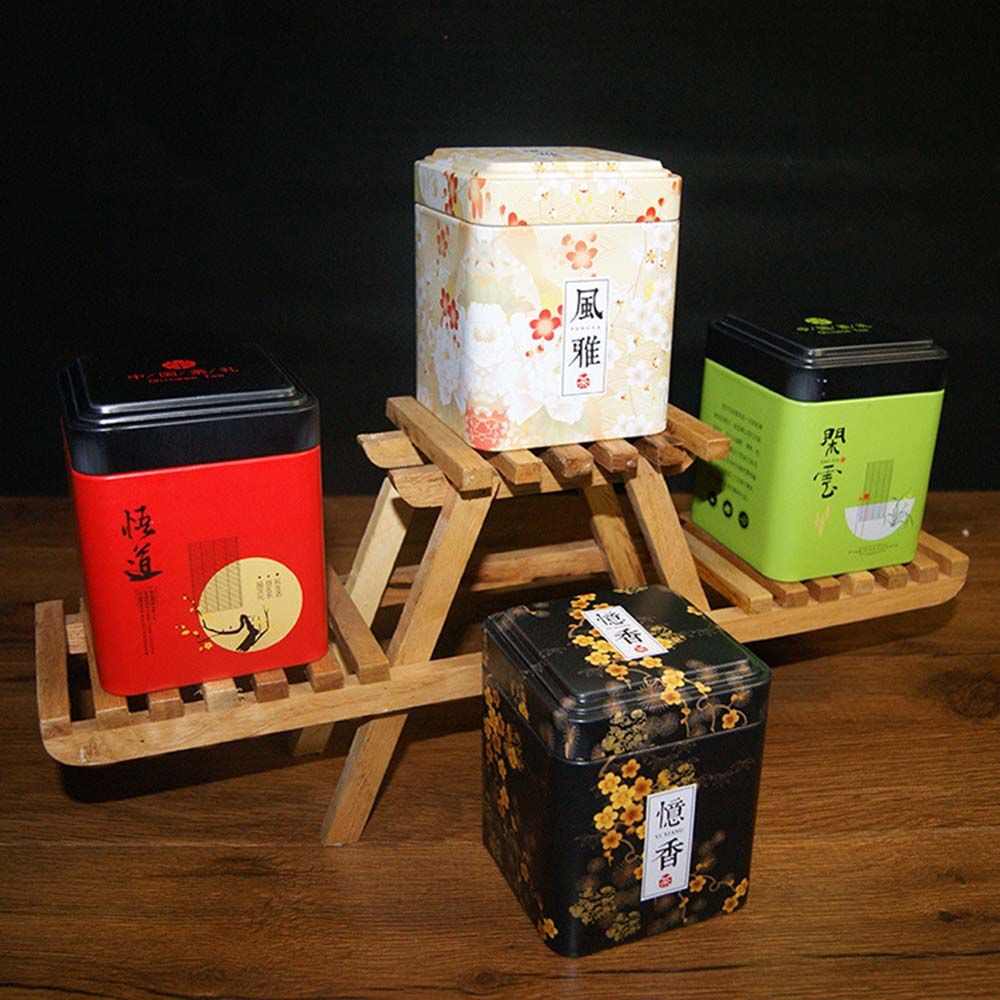 Coffee Tea And Sugar Canister Set - Barattolo in alluminio sigillato stile cinese,