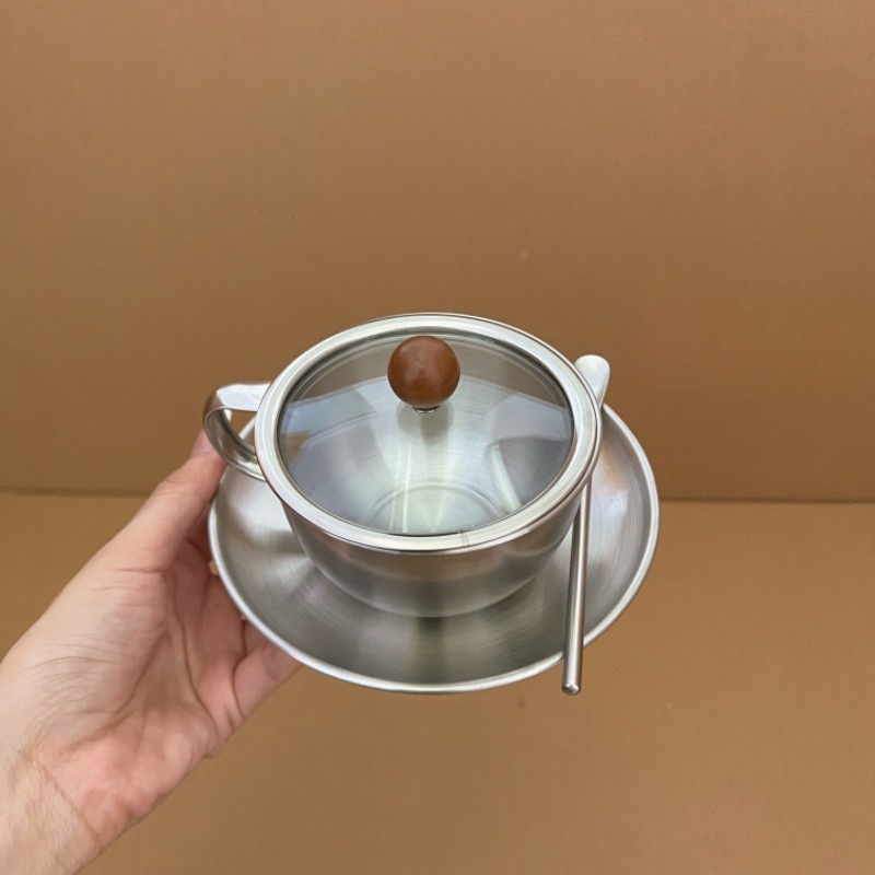 Coffee Tea And Sugar Canister Set - Set di Tazze e Piattini in