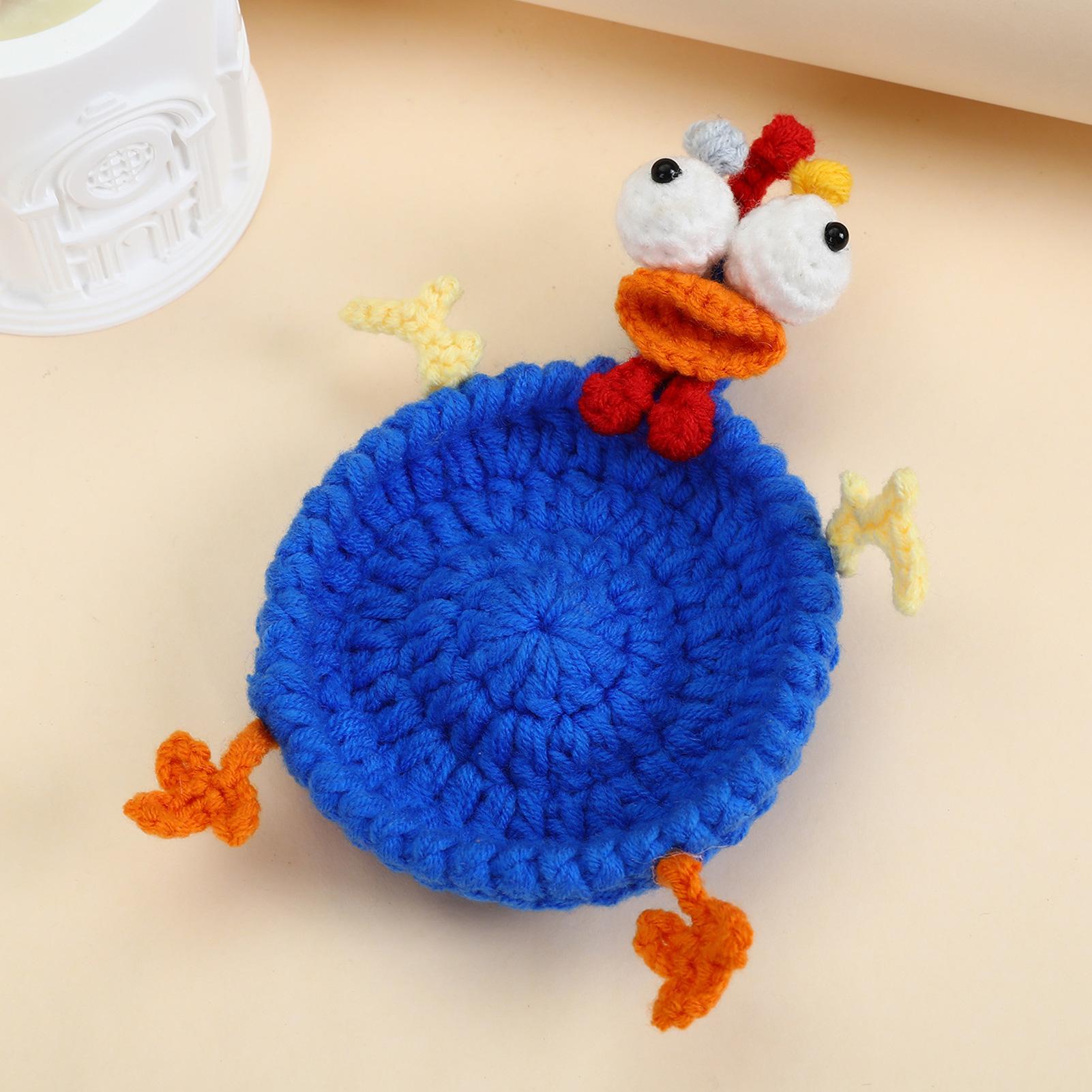 Coffee Tea Knits - Sottobicchieri all'uncinetto 3D, tappetini per tazze