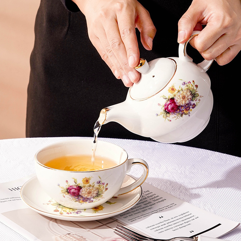 Coffee Tea Flower - Tè in ceramica da 480 ml