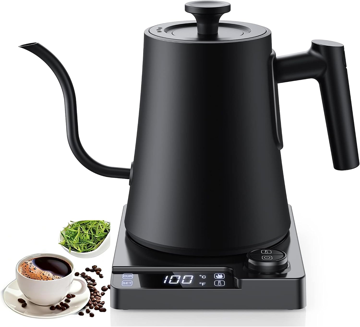 Coffee Tea Images - Bollitore elettrico a collo d'oca con
