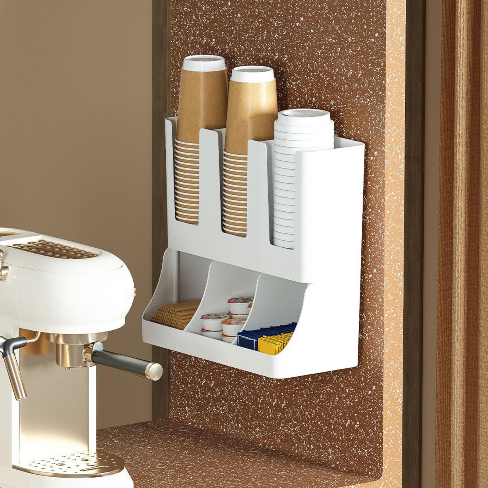Coffee Tea Lounge - Organizzatore Porta Tazze Multifunzionale, Supporto per