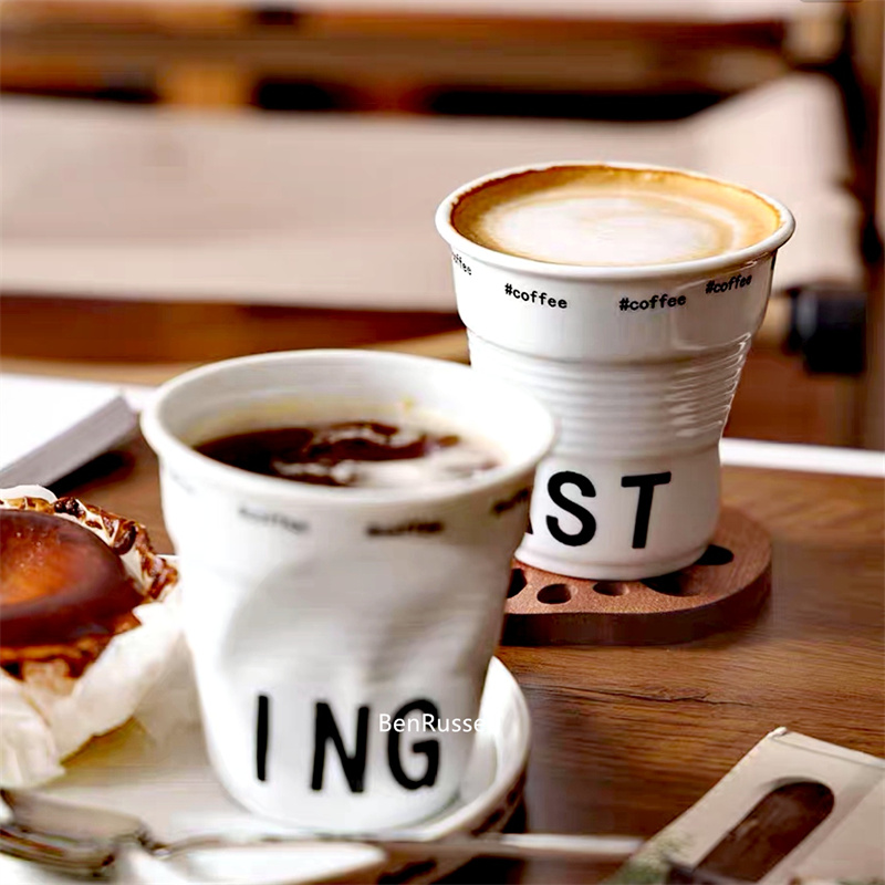 Coffee Tea Name - Tazza da caffè in ceramica antirughe