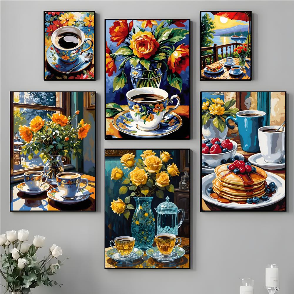 Coffee Tea Poster - Poster con tazza di caffè per