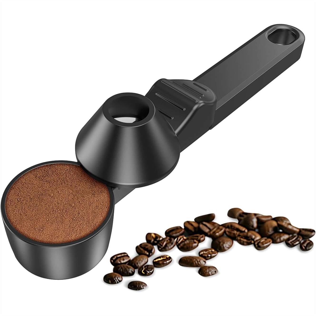Coffee Tea Images - Cucchiaio dosatore per caffè con imbuto