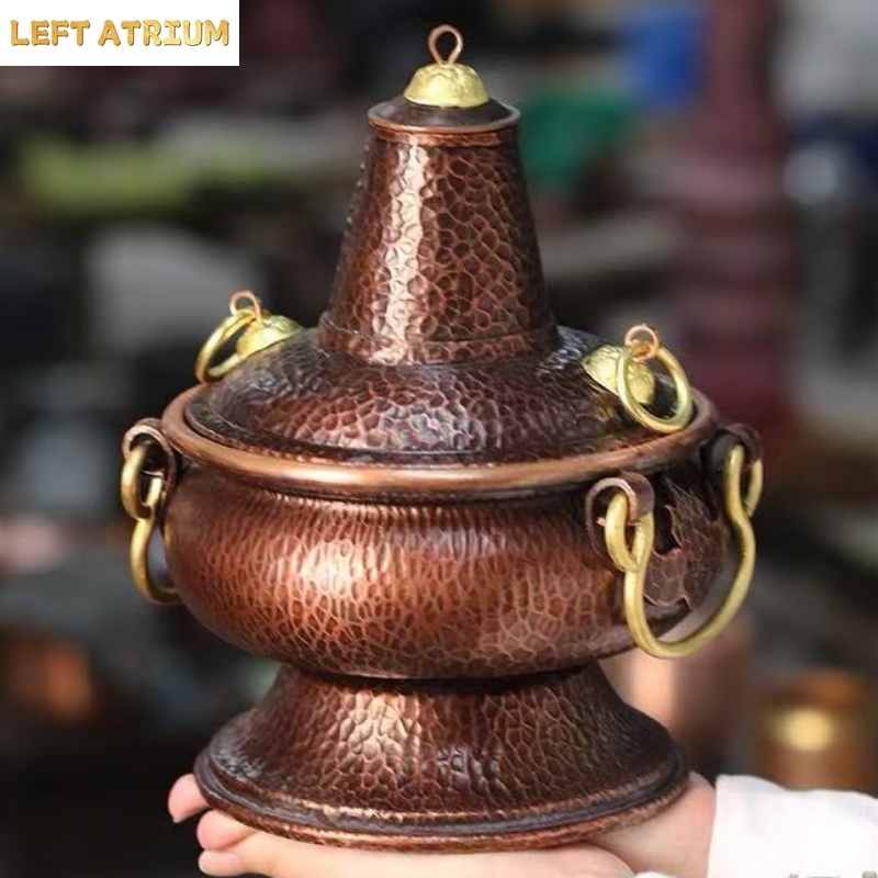 Coffee Tea Leaf - Contenitore Multifunzionale in Rame Puro per