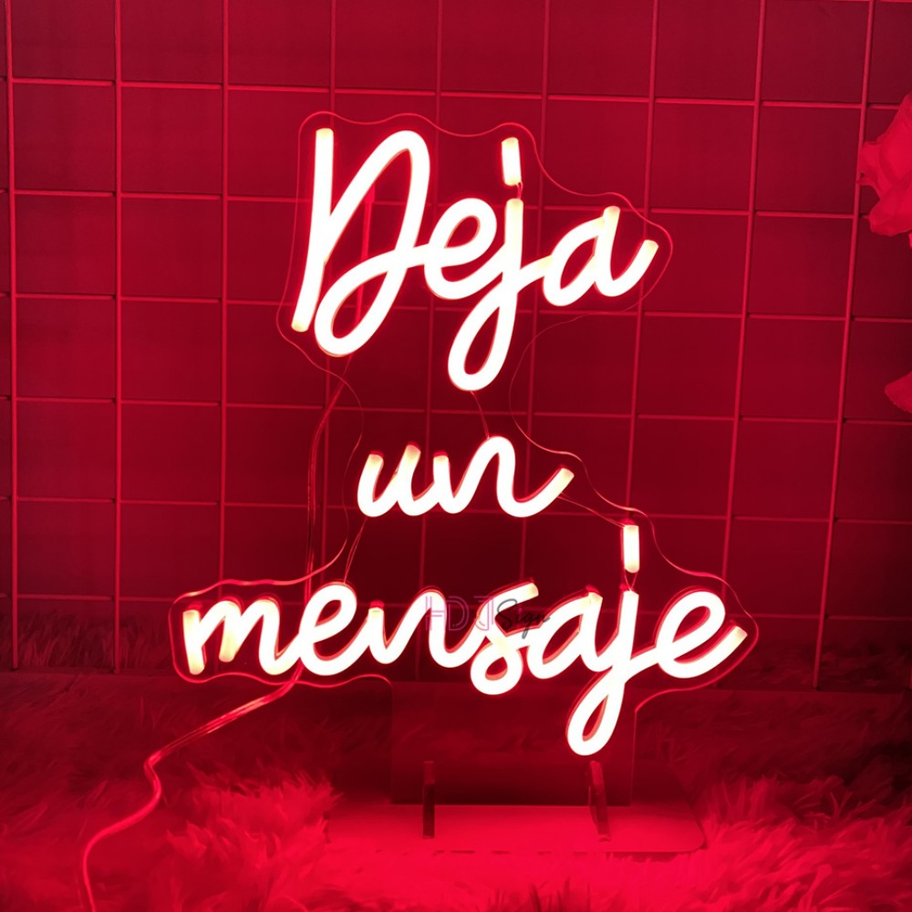 Coffee Tea Neon Sign - Deja un Mensaje Neon Led Sign