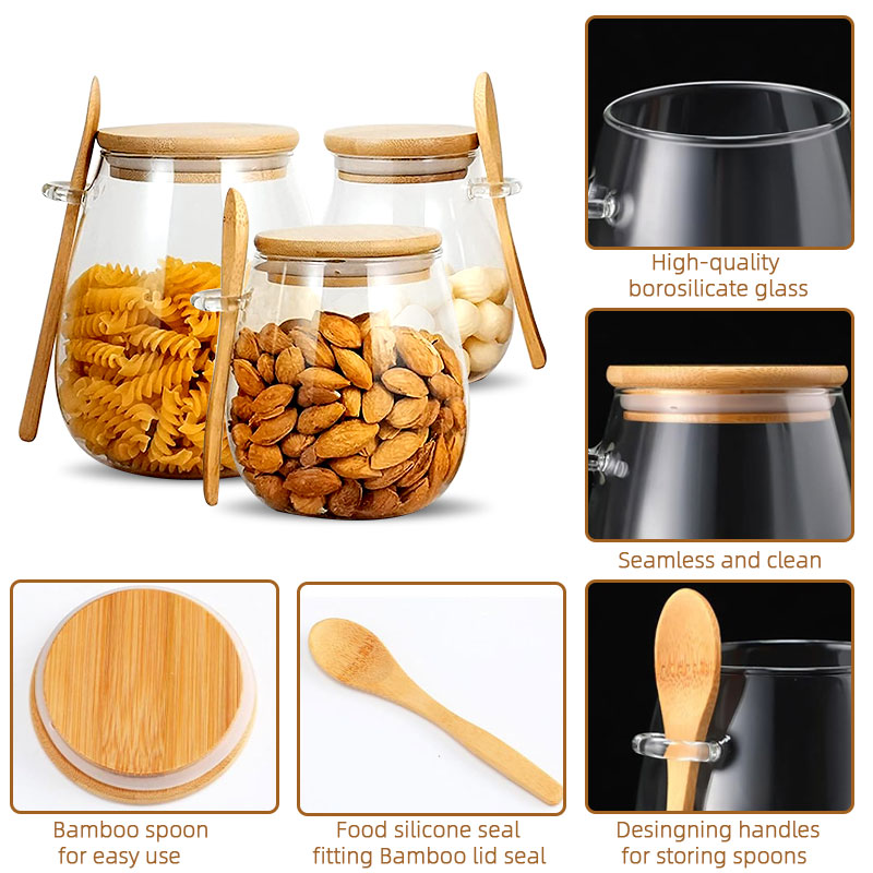 Barattolo di vetro sigillato d - Coffee Tea And Sugar Canister Set recensione e prezzo
