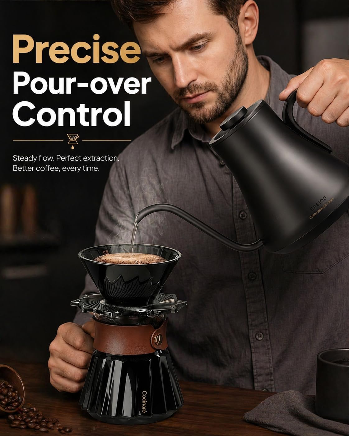 Bollitore elettrico di precisi - Coffee Tea Images recensione e prezzo