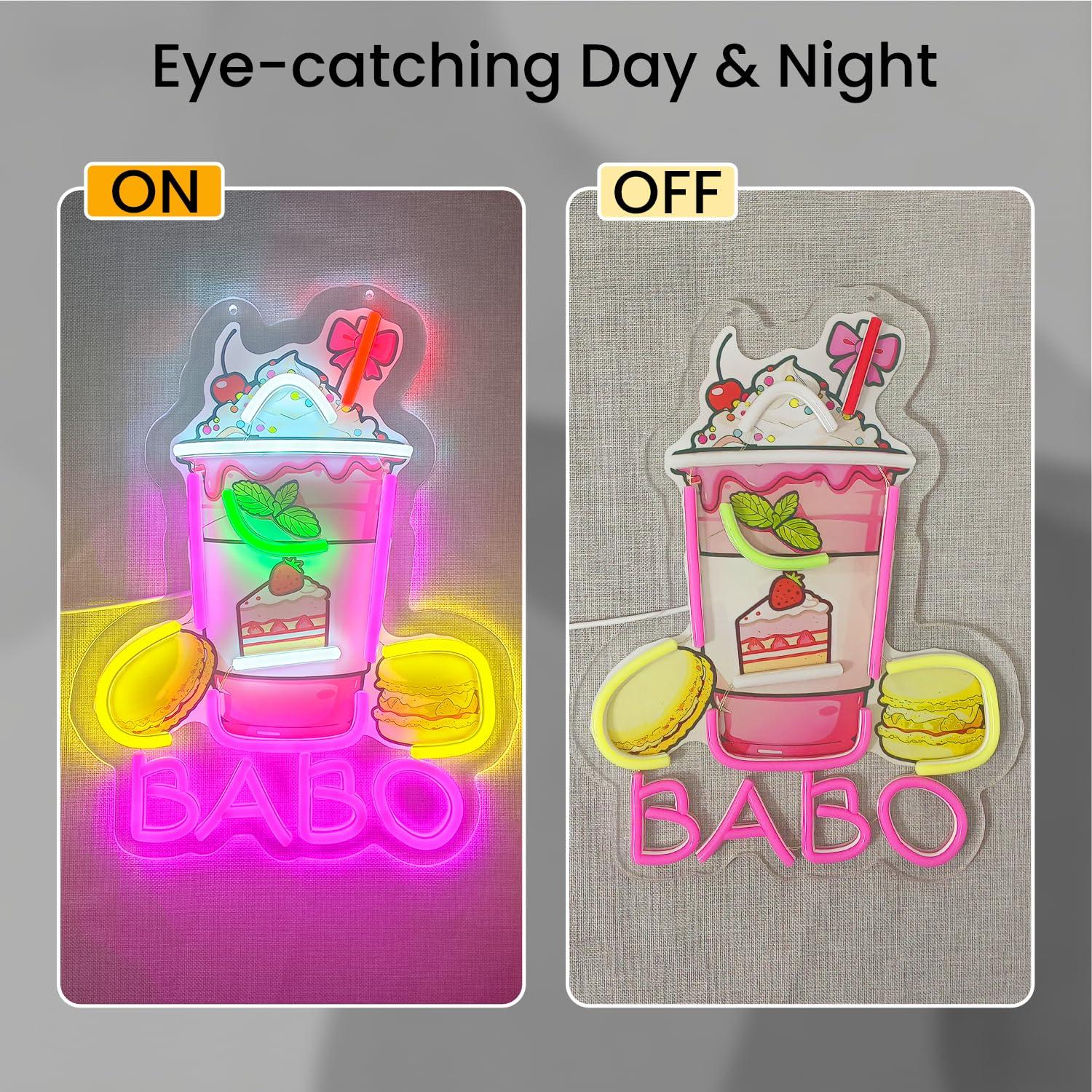 Insegna Luminosa al Neon Boba  - Coffee Tea Neon Sign recensione e prezzo