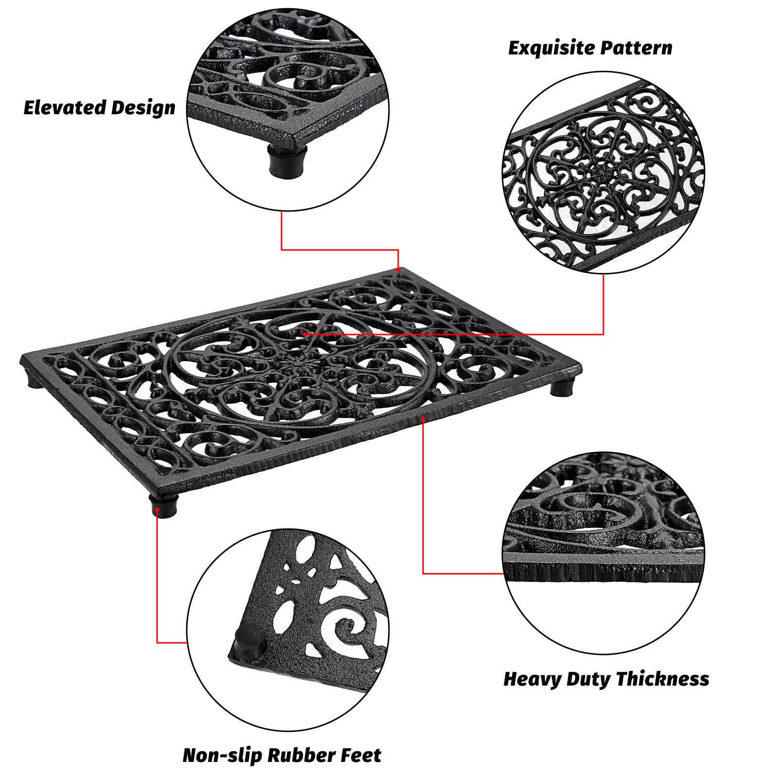 Sottopentola rettangolare in g - Cast Iron Teapot recensione e prezzo
