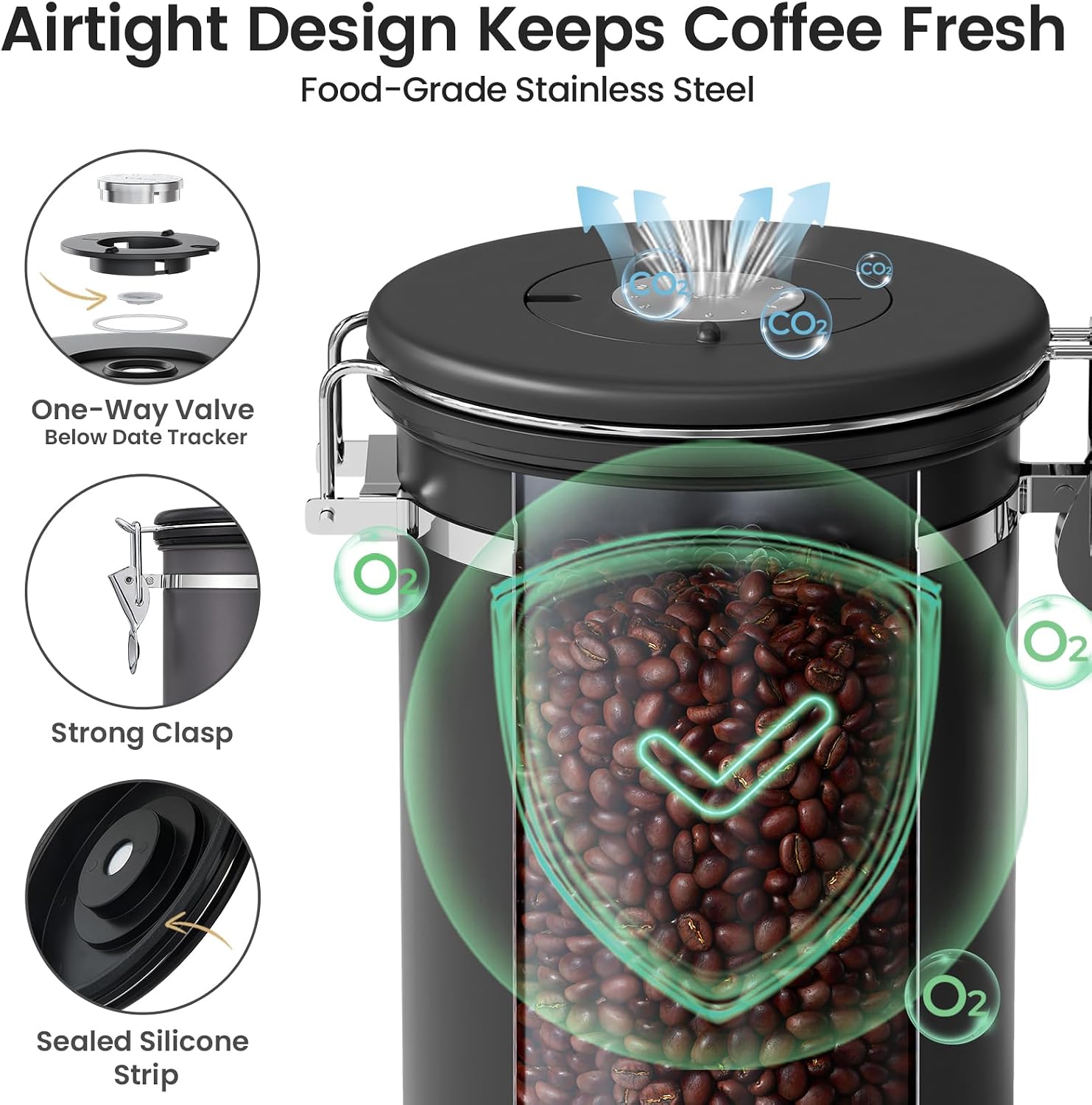 Contenitore Ermetico per Caffè - Coffee Tea Images recensione e prezzo