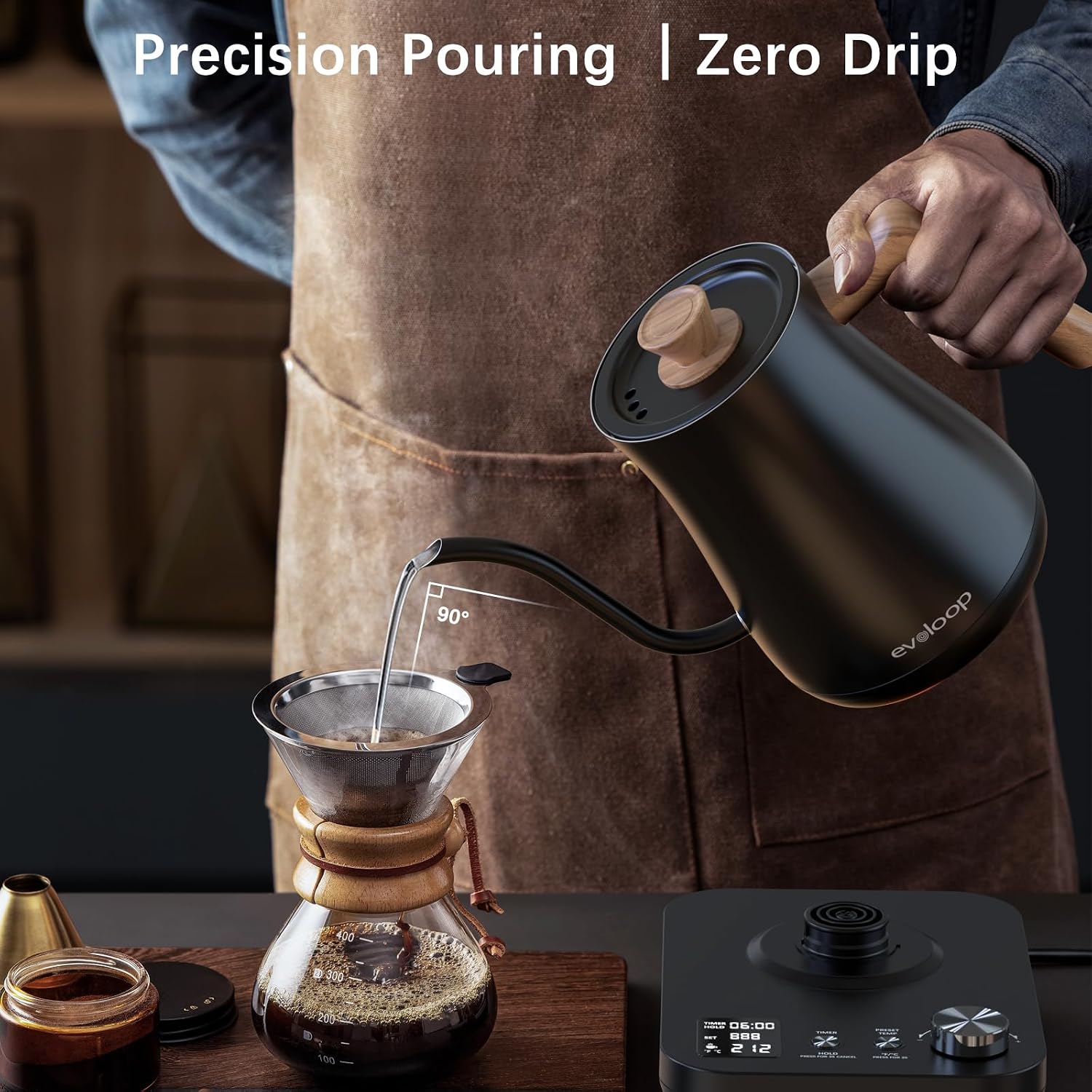 Bollitore elettrico di precisi - Coffee Tea Images recensione e prezzo