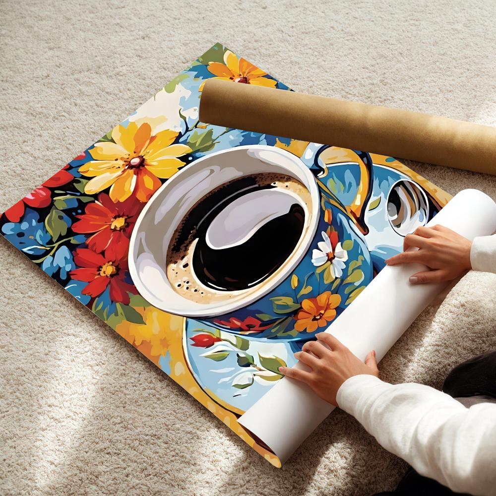 Poster con tazza di caffè per  - Coffee Tea Poster recensione e prezzo