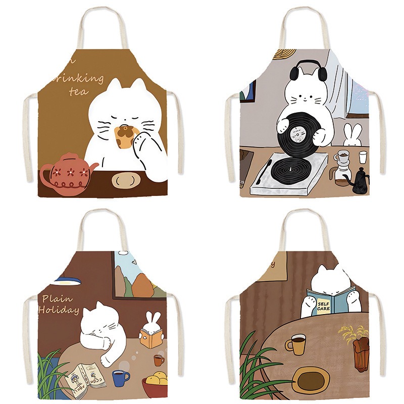 Grembiule con stampa di gatti  - Coffee Tea Knits recensione e prezzo