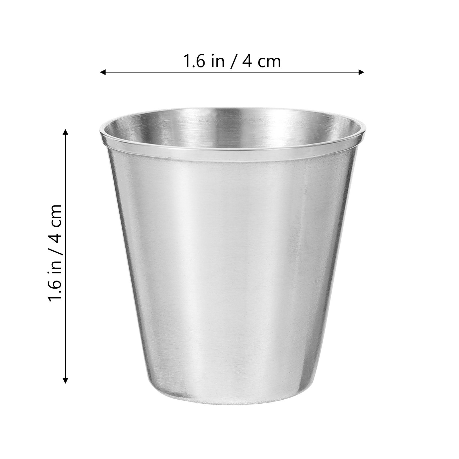 Set di 12 Bicchieri in Acciaio - Coffee Tea Vodka recensione e prezzo