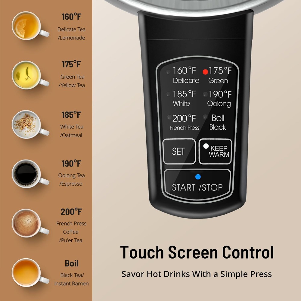 Bollitore Elettrico in Acciaio - Coffee Tea Images recensione e prezzo