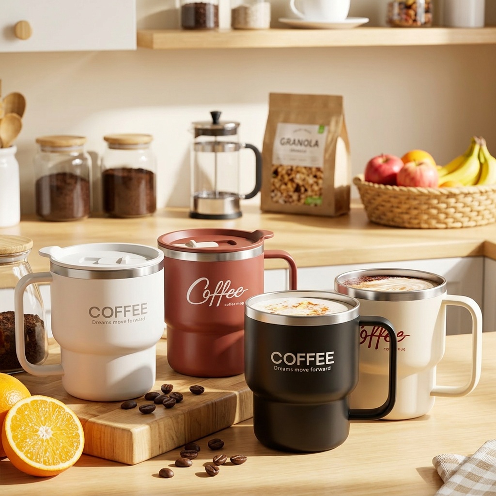 Tazza da Caffè Isolata in Acci - Coffee Tea Tumbler recensione e prezzo