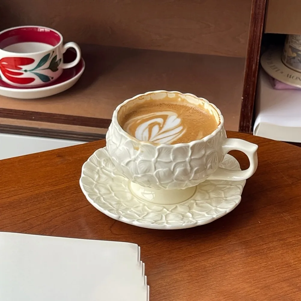 Set di Tazze da Caffè in Crema - Coffee Tea Flower recensione e prezzo