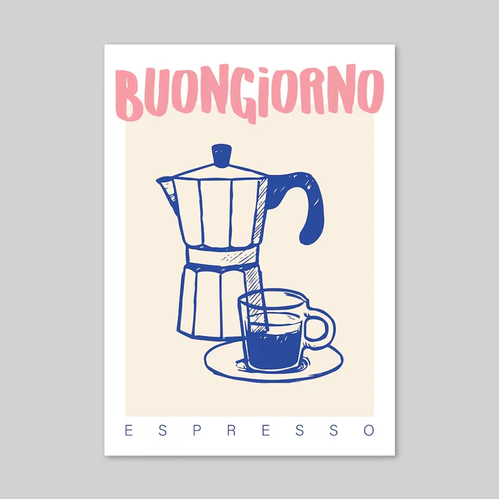 Stampe d'arte da parete modern - Coffee Tea Poster recensione e prezzo
