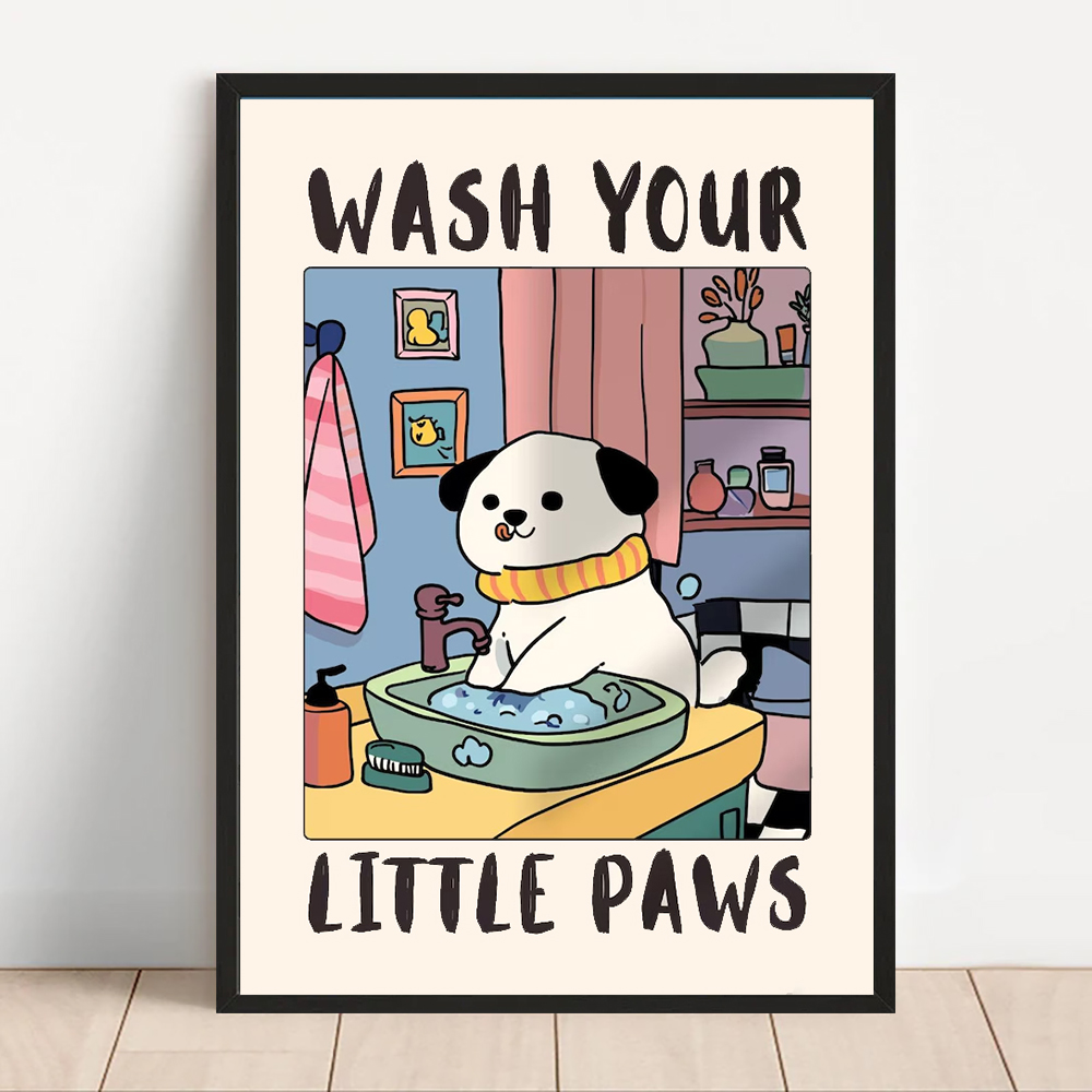 Simpatici animali Poster stamp - Coffee Tea Poster recensione e prezzo