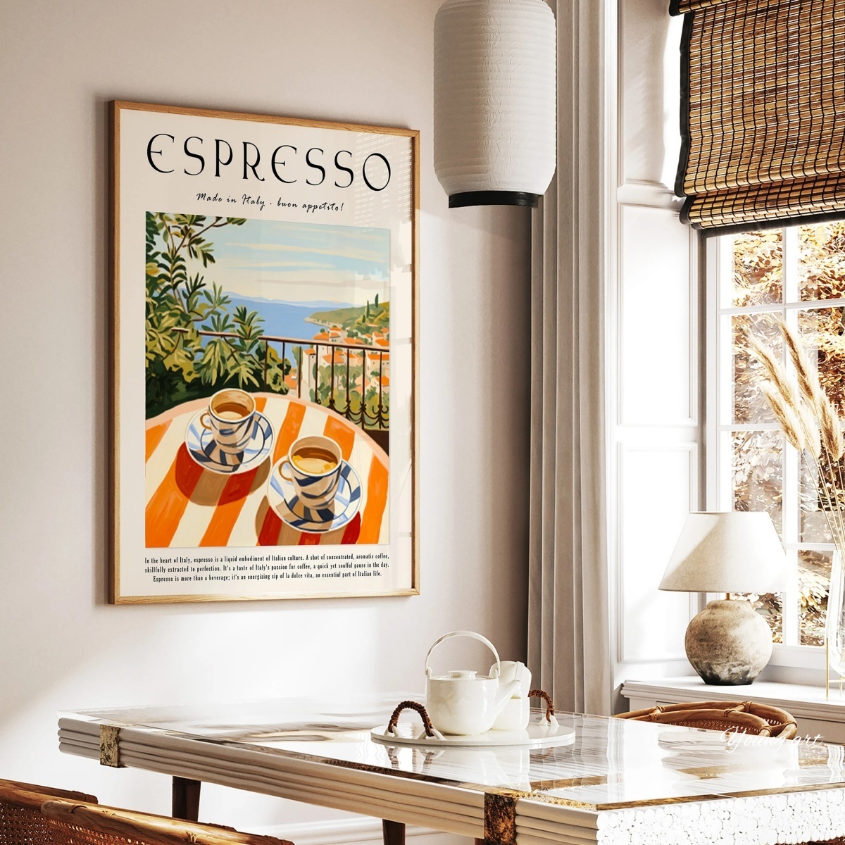 Stampa su Tela di Caffè Espres - Coffee Tea Poster recensione e prezzo