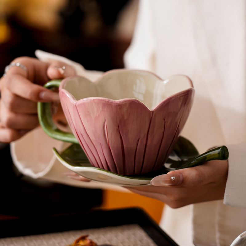 Set di piatti per tazze da caf - Coffee Tea Leaf recensione e prezzo