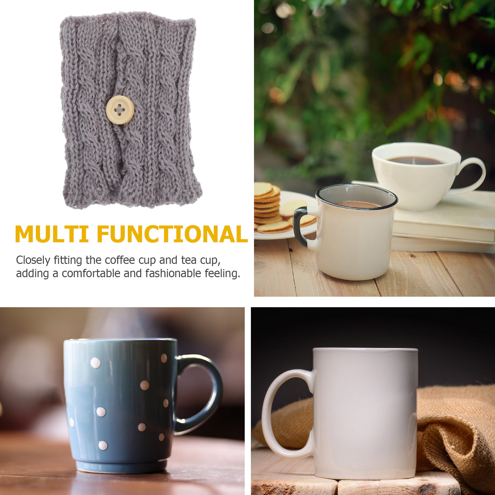 2 Pezzi Copri Tazza in Maglia  - Coffee Tea Knits recensione e prezzo