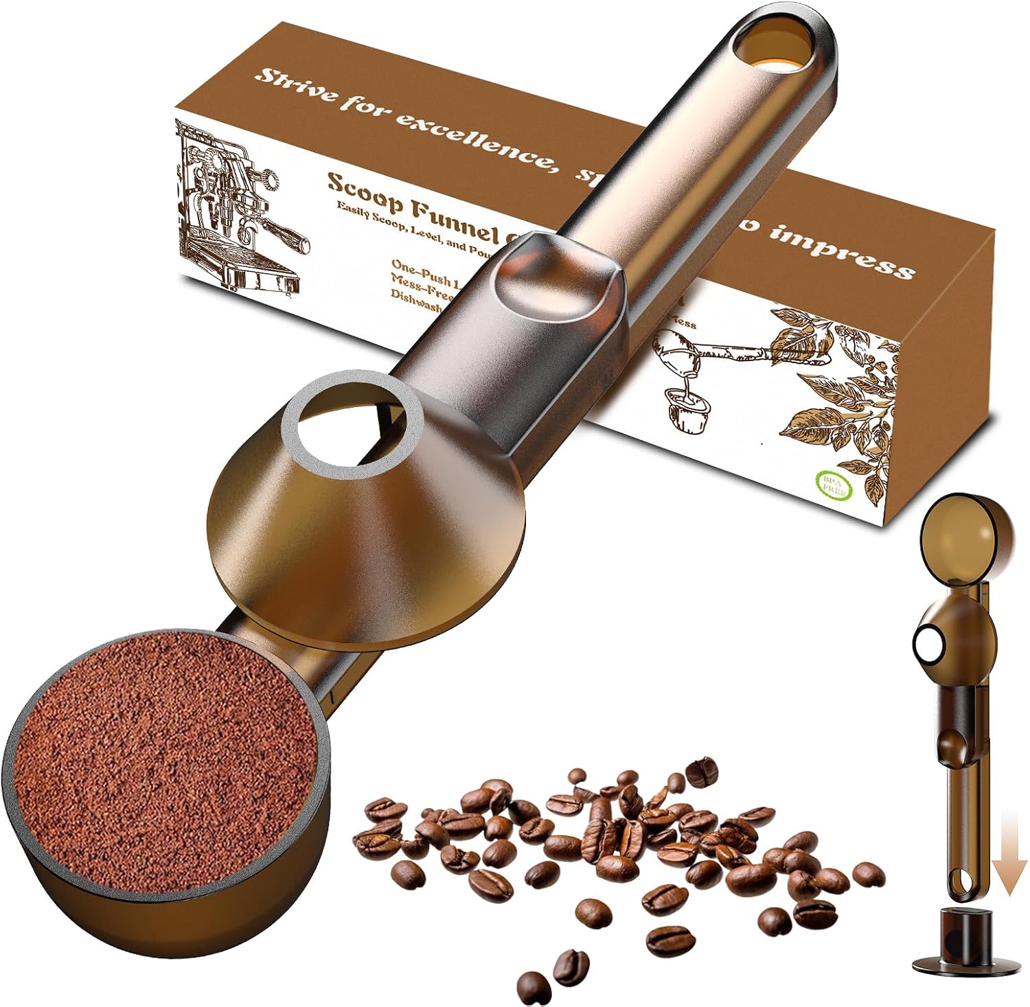 Cucchiaio per Caffè con Imbuto - Coffee Tea Images recensione e prezzo
