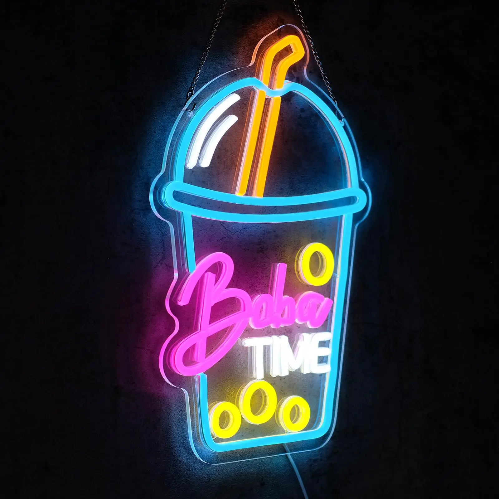 Boba Time Insegna al neon per  - Coffee Tea Neon Sign recensione e prezzo