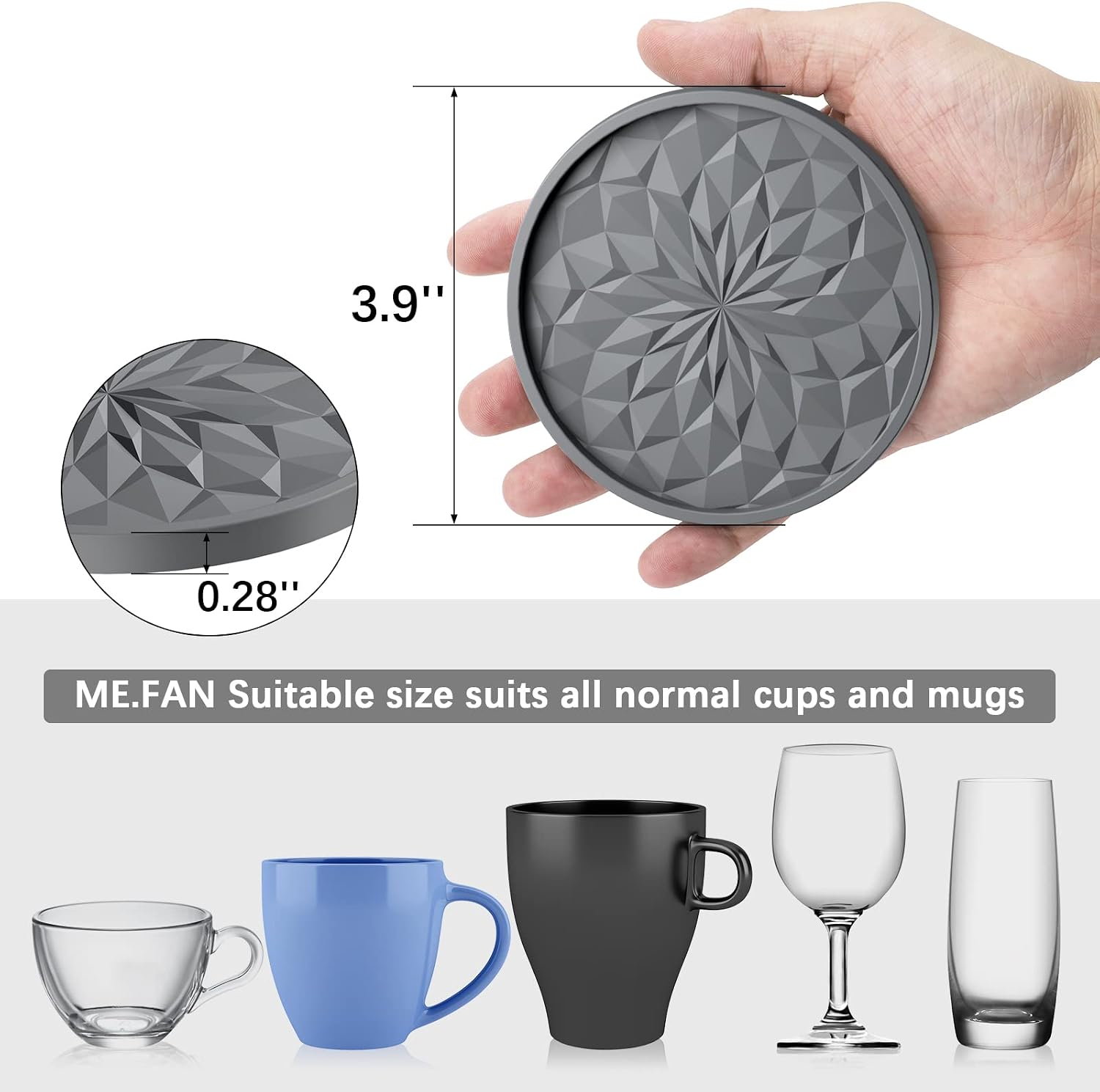 Sottobicchieri in silicone con - Coffee Tea Images recensione e prezzo