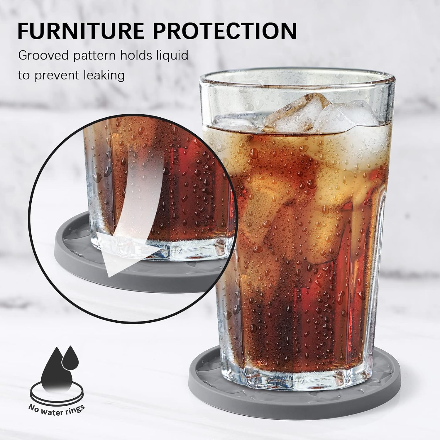 Sottobicchieri in silicone con - Coffee Tea Images recensione e prezzo