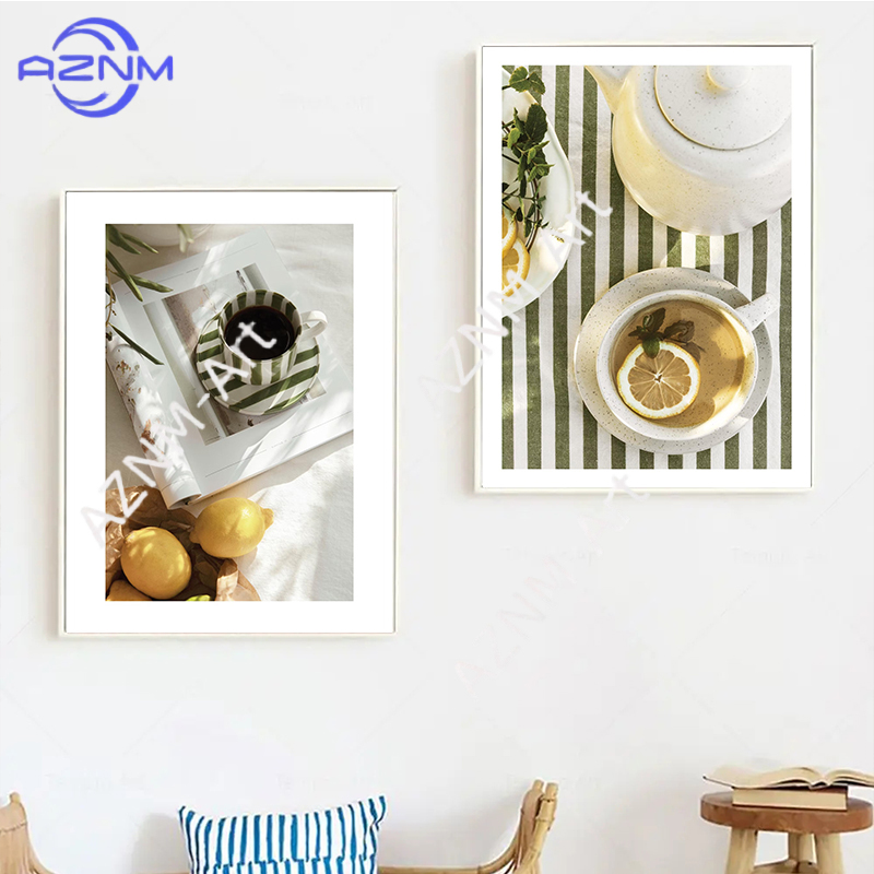 Quadri su tela con stampa di c - Coffee Tea Poster recensione e prezzo