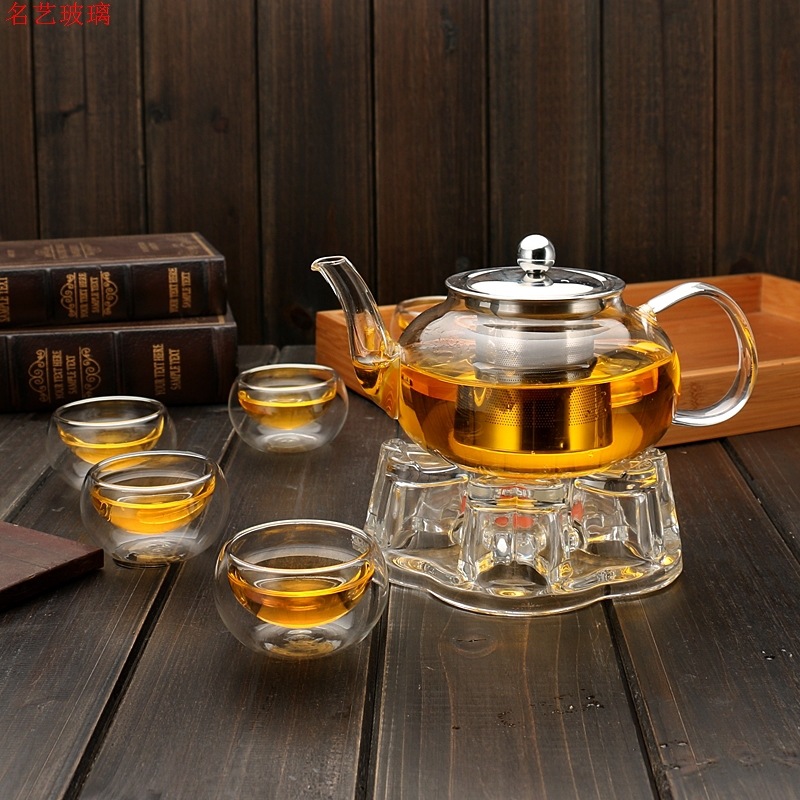 Teiera in vetro resistente al  - Coffee Tea Flower recensione e prezzo