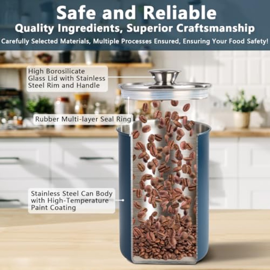 Set di Contenitori per Aliment - Coffee Tea And Sugar Canister Set recensione e prezzo