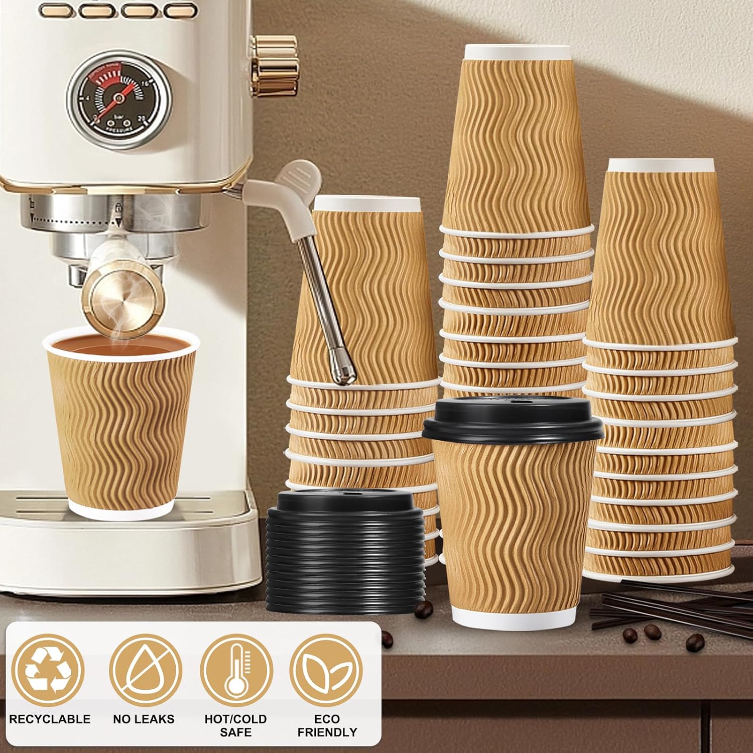 Bicchieri da caffè da 12 oz, c - Coffee Tea Images recensione e prezzo