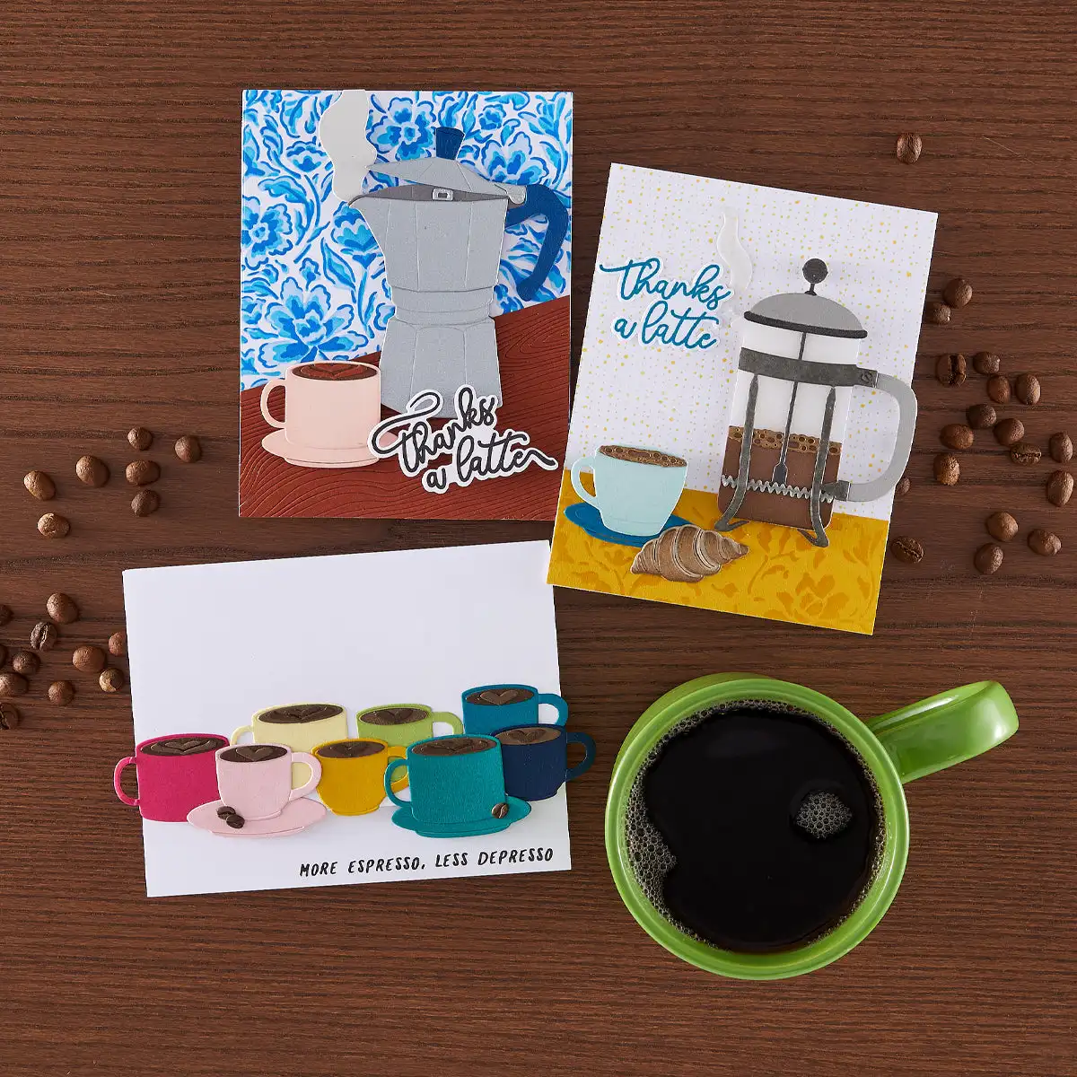 Stampi per taglio in metallo a - Coffee Tea Name recensione e prezzo