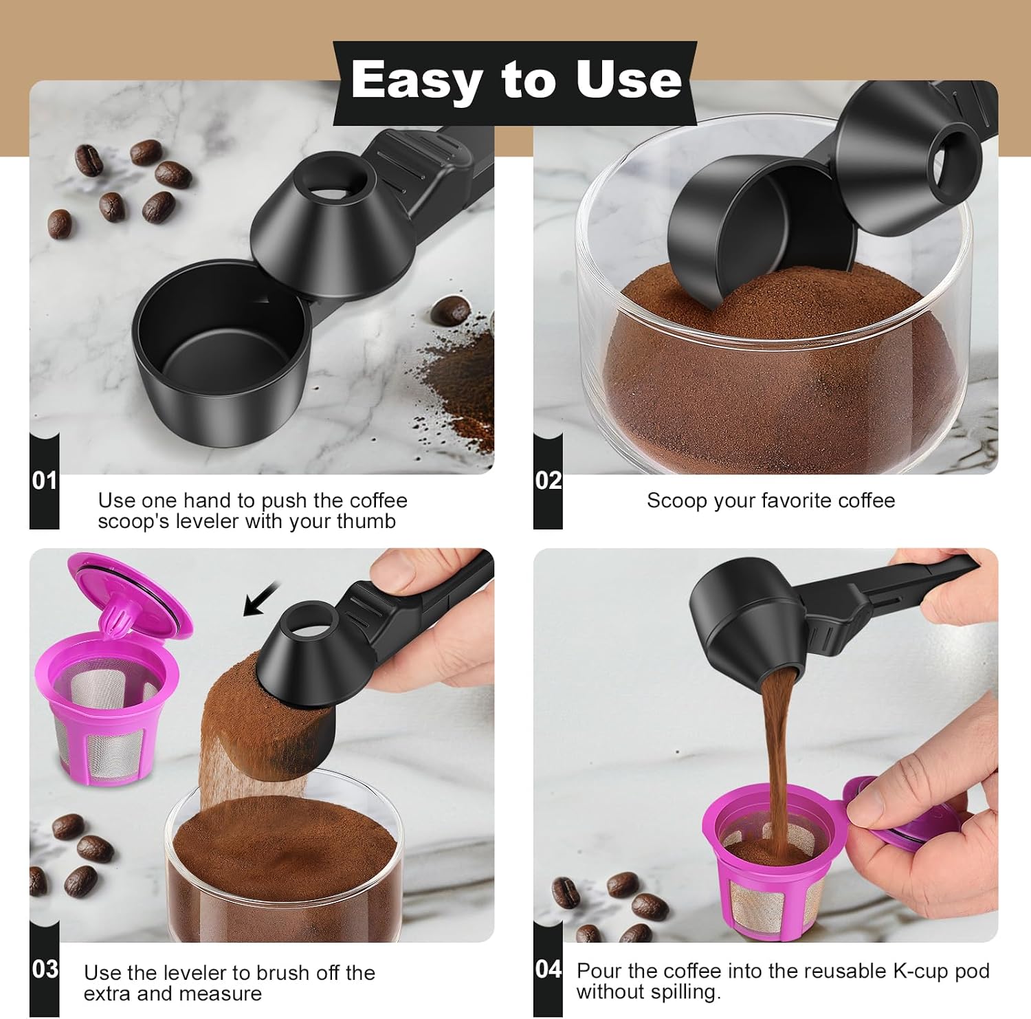 Cucchiaio dosatore per caffè c - Coffee Tea Images recensione e prezzo