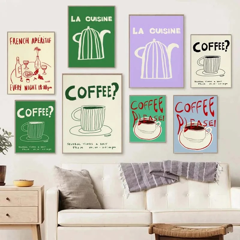 1 stampa artistica decorativa  - Coffee Tea Poster recensione e prezzo