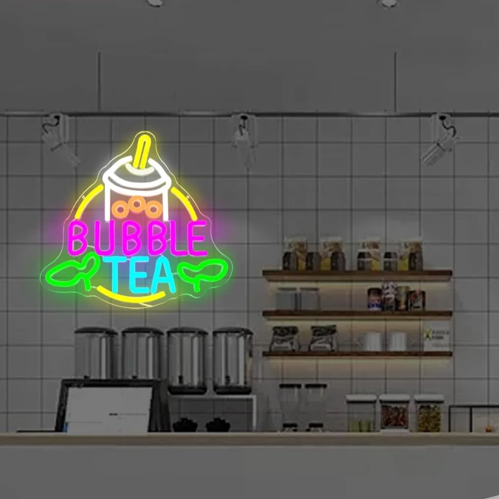 Insegna al Neon Bubble Tea con - Coffee Tea Neon Sign recensione e prezzo