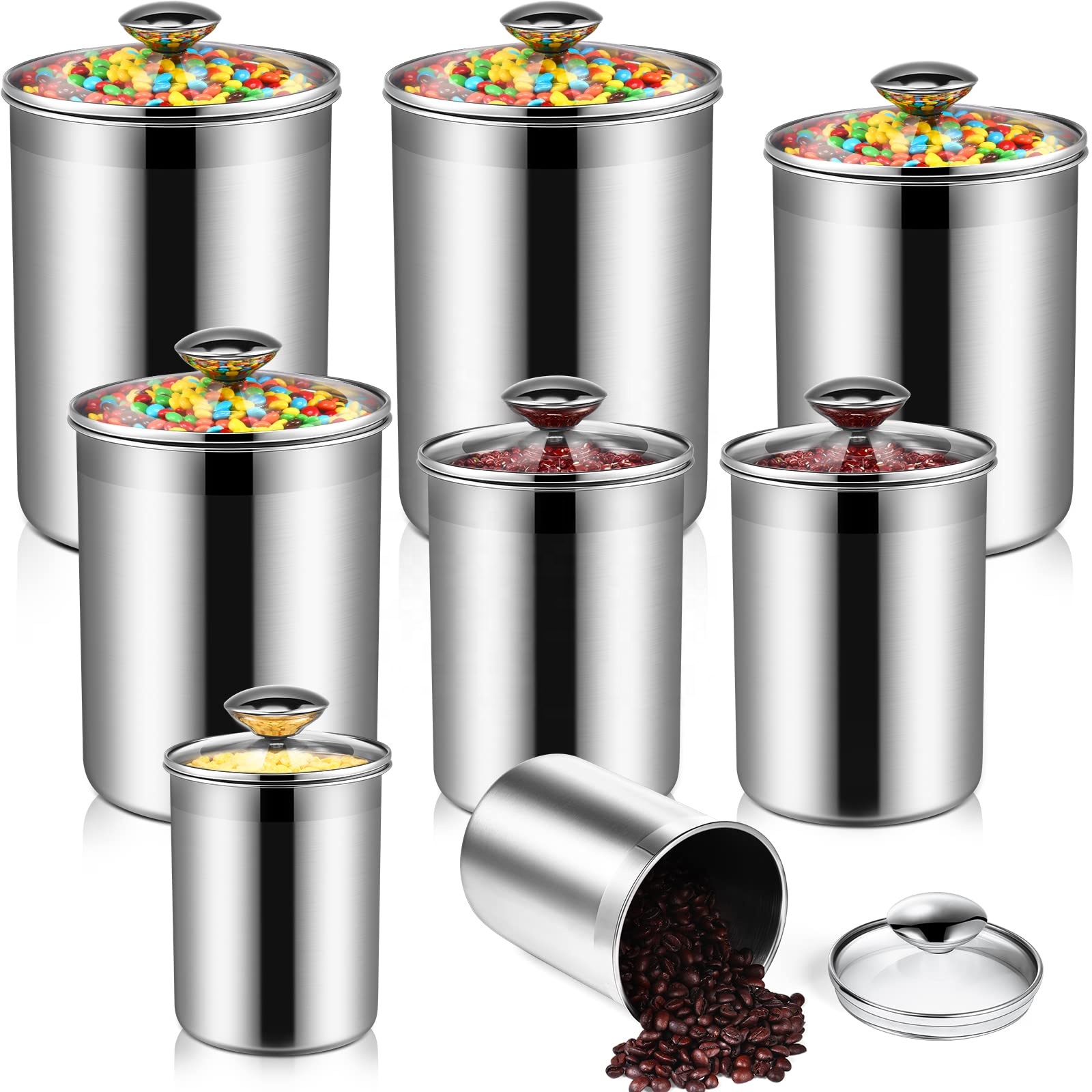Contenitori per la conservazio - Coffee Tea And Sugar Canister Set recensione e prezzo