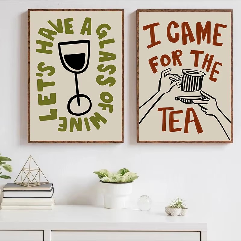 Caffè astratto Tè pomeridiano  - Coffee Tea Poster recensione e prezzo