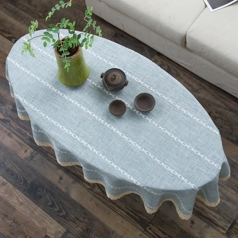 Tovaglia ovale in cotone e lin - Coffee Tea Knits recensione e prezzo